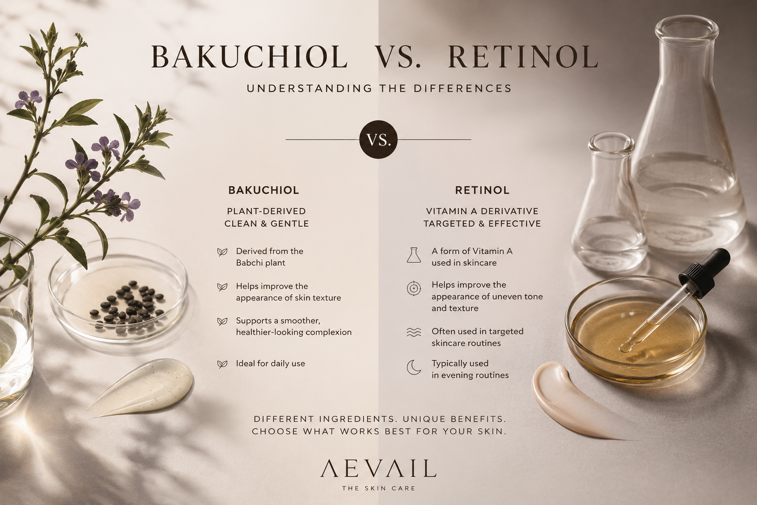 Bakuchiol vs. Retinol: Understanding the Differences